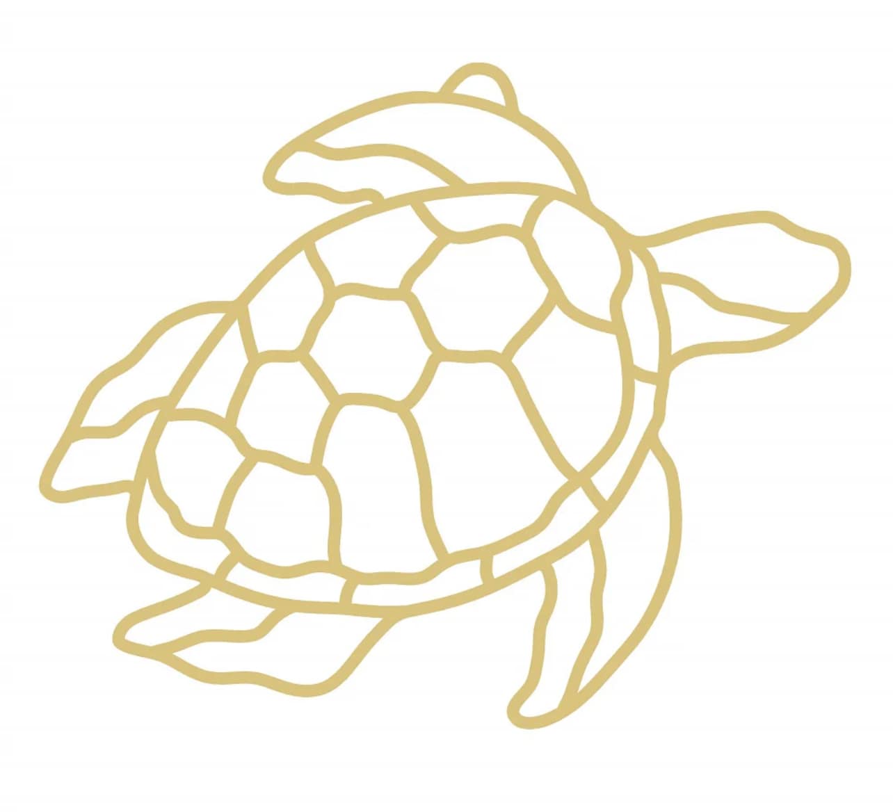 DIY Shining Glass Sea Turtle