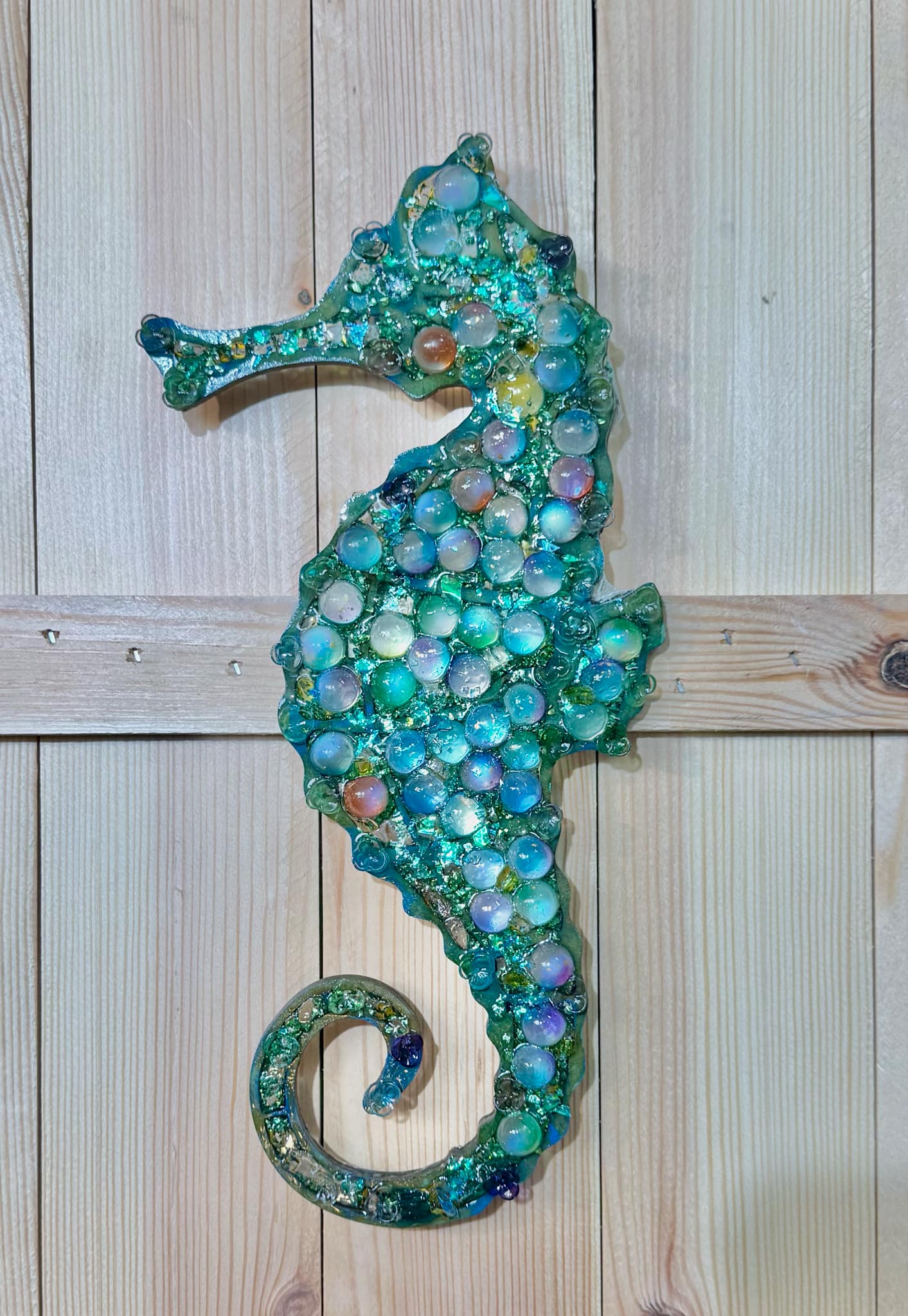 DIY Seaglass Sea Horse