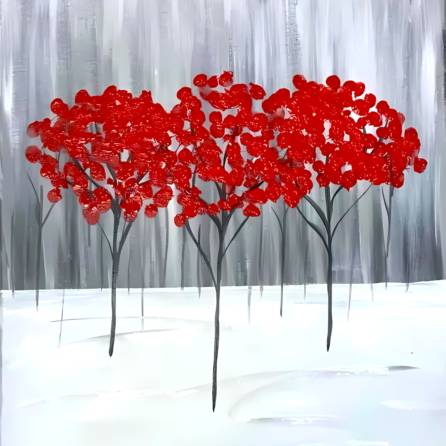 Signature Design - Red Trees