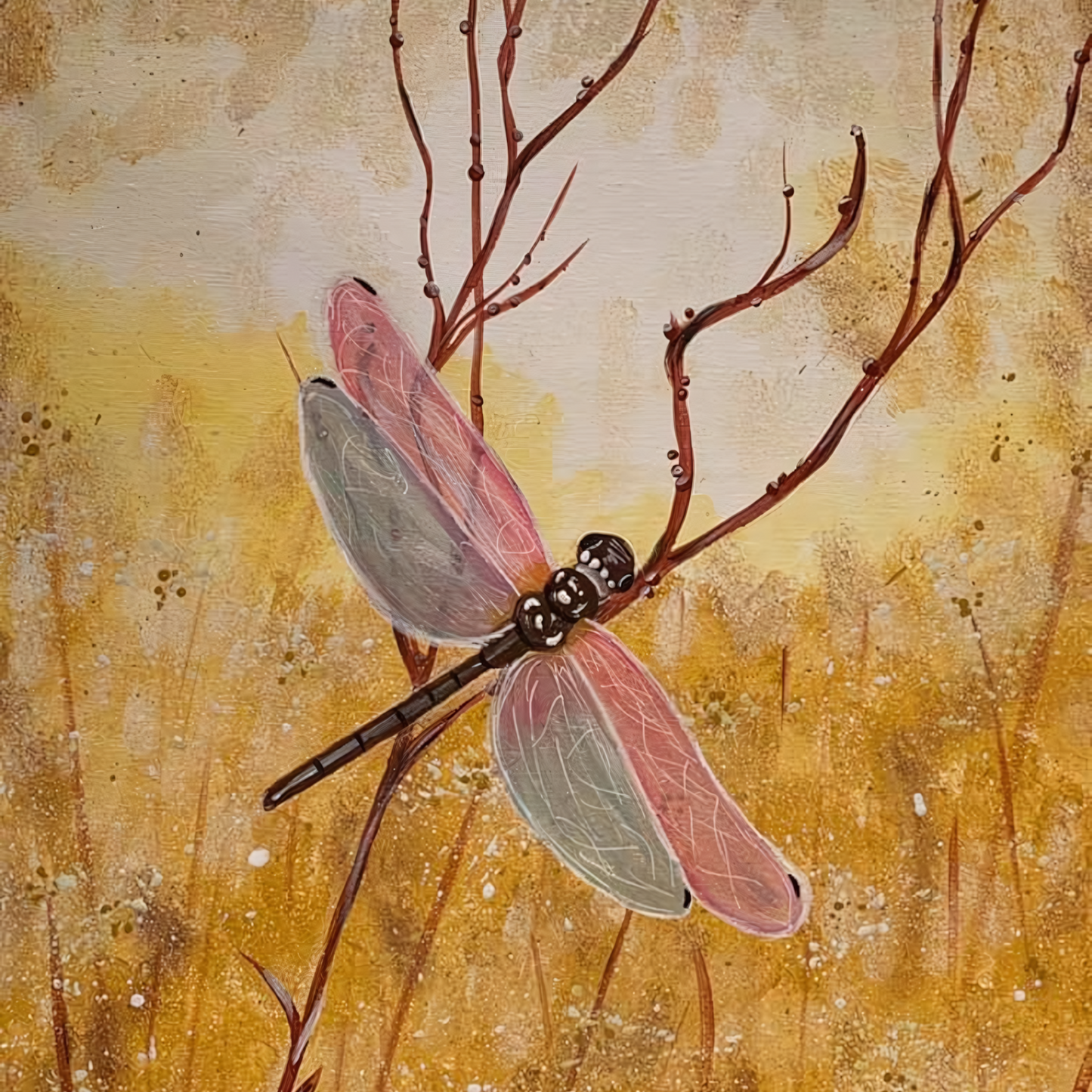 Signature Design - Rose Gold Dragonfly