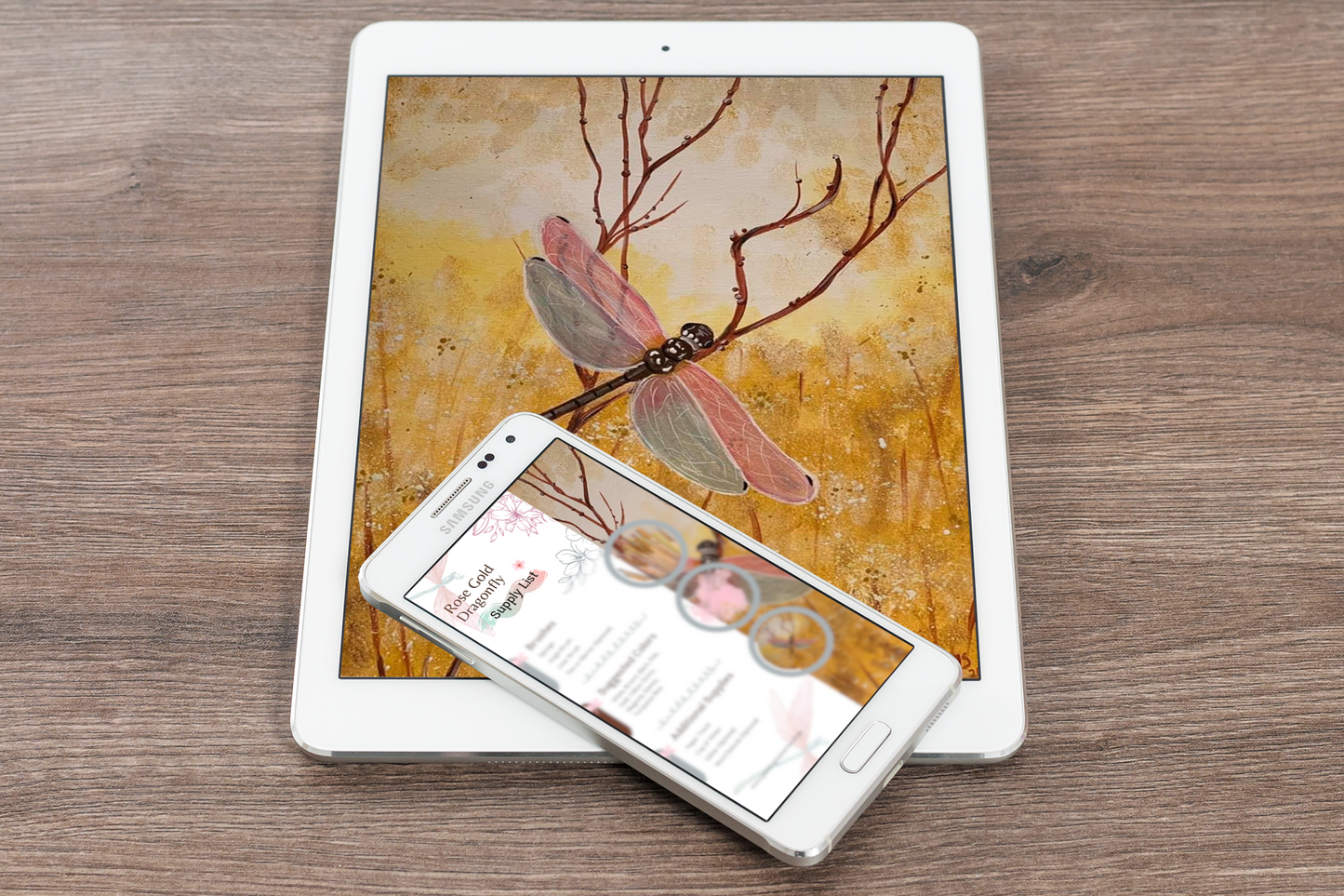 Signature Design - Rose Gold Dragonfly