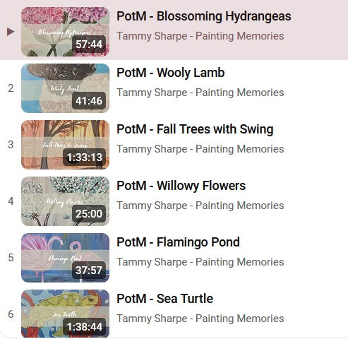 Painting Memories Art Kit Membership (Monthly)