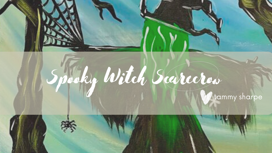 Spooky Witch Scarecrow
